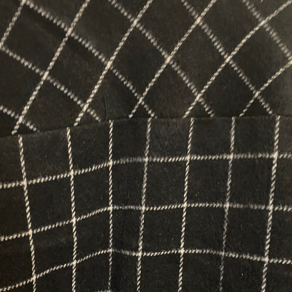 Forever 21 Black Checkered Cropped Blazer - Picture 7 of 10